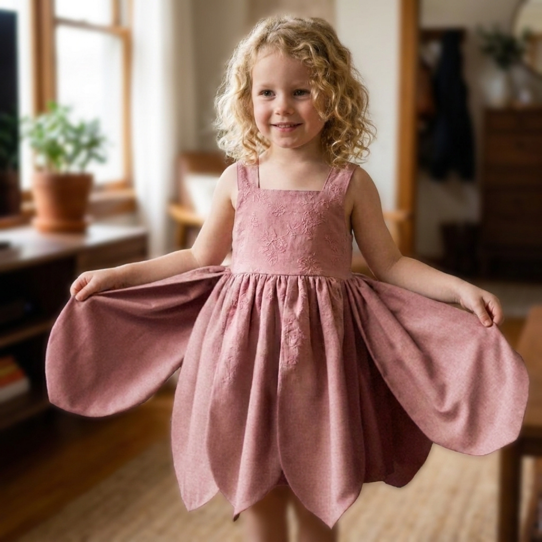 Tinkerbell Dress Sewing Pattern, Girls Costume Sizes 1-10
