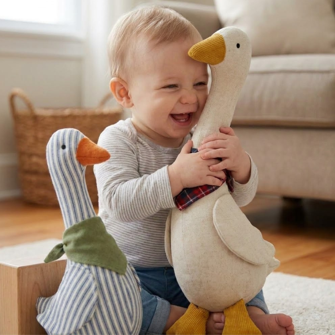 Goose Plush Sewing Pattern, Beginner Stuffed Animal Tutorial