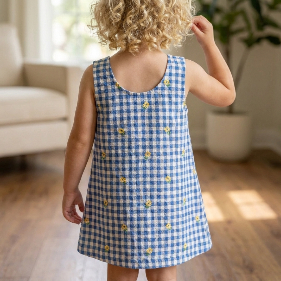 Toddler Dress Sewing Pattern, Classic Girls Dress Pattern
