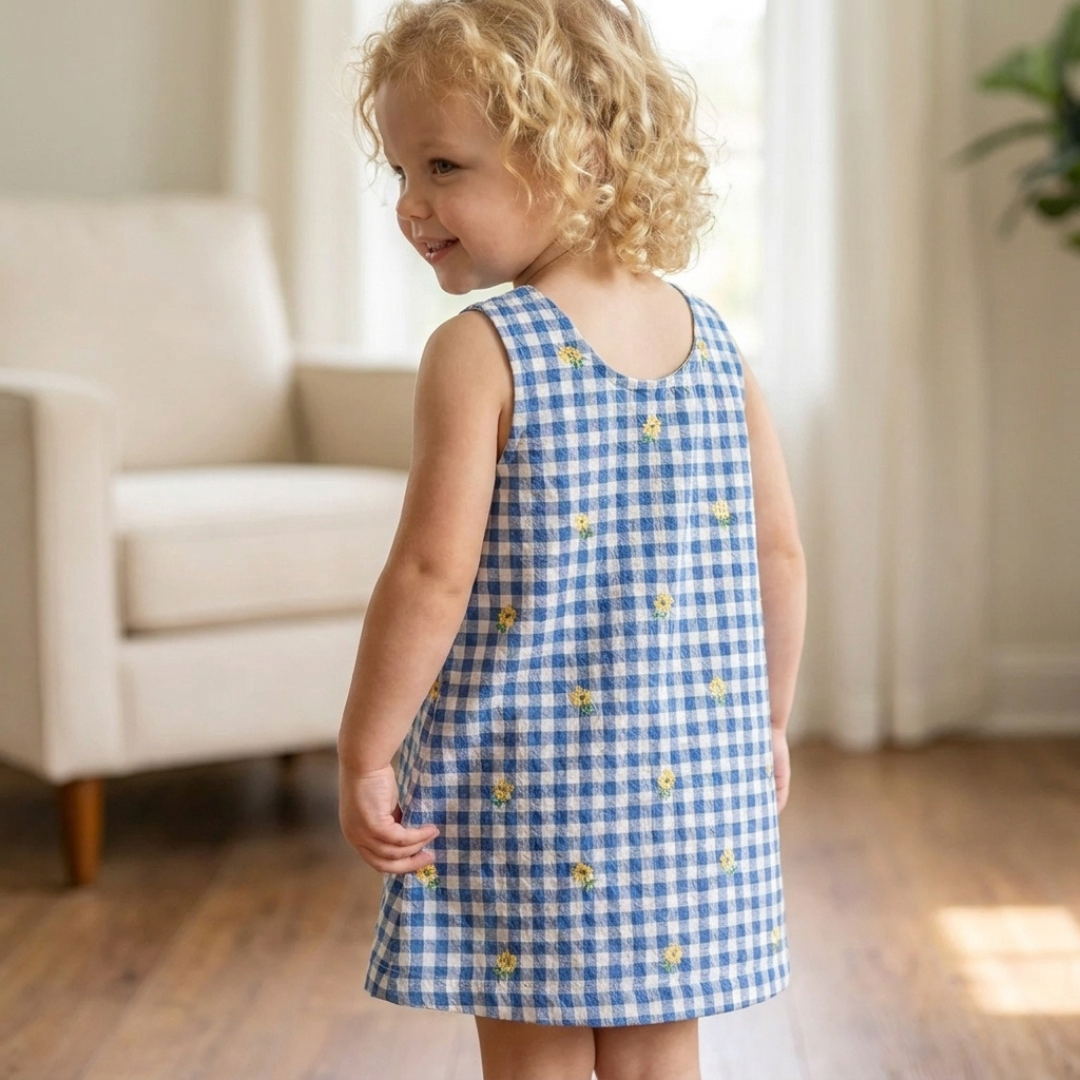 Toddler Dress Sewing Pattern, Classic Girls Dress Pattern